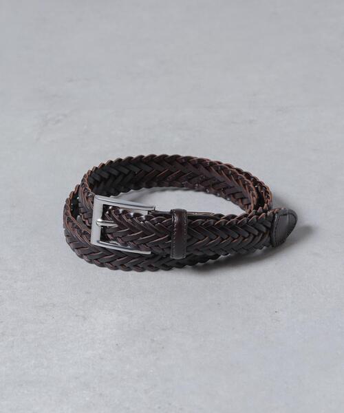 NANO universe(ナノユニバース)の「メッシュベルト(ベルト・メンズ・ブラック/ブラウン・F)」の2枚目の写真