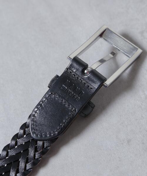 NANO universe(ナノユニバース)の「メッシュベルト(ベルト・メンズ・ブラック/ブラウン・F)」の5枚目の写真