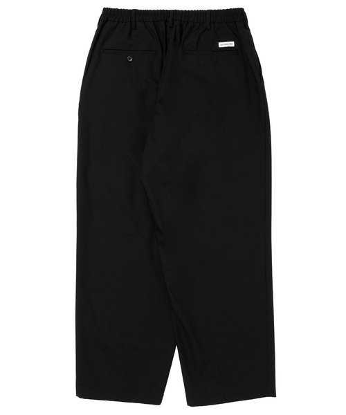 COOTIE PRODUCTIONS（クーティープロダクションズ）の「T/W Twill 2 Tuck Wide Easy Trousers（スラックス・メンズ・ブラウン/ブラック・LARGE/MEDIUM/SMALL/X-LARGE）」の4枚目の写真