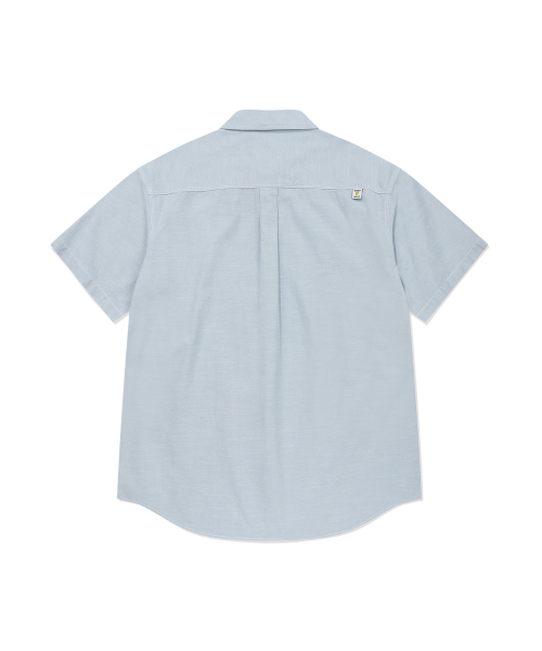 Wacky WiLLy（ワッキーウィリー）の「シャンブレー半袖シャツスカイブルー（シャツ/ブラウス・レディース・その他・SMALL/MEDIUM/LARGE/X-LARGE）」の3枚目の写真