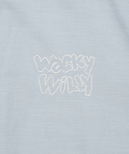 Wacky WiLLy（ワッキーウィリー）の「シャンブレー半袖シャツスカイブルー（シャツ/ブラウス・レディース・その他・SMALL/MEDIUM/LARGE/X-LARGE）」の5枚目の写真