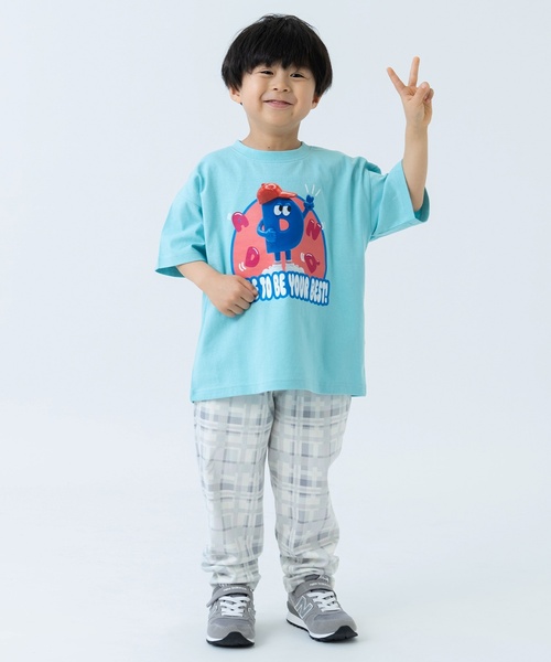 and D. petit main(アンドディープティマイン)の「のびっとカットツイルアソートテーパードパンツ(スウェットパンツ・キッズ・ブラック/ベージュ/アイボリー/ブルー・140cm/130cm/120cm/100cm/110cm/90cm)」の5枚目の写真