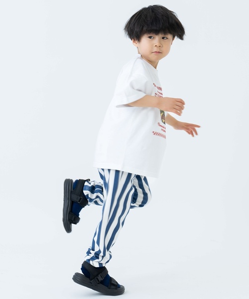 and D. petit main(アンドディープティマイン)の「のびっとカットツイルアソートテーパードパンツ(スウェットパンツ・キッズ・ブラック/ベージュ/アイボリー/ブルー・140cm/130cm/120cm/100cm/110cm/90cm)」の10枚目の写真