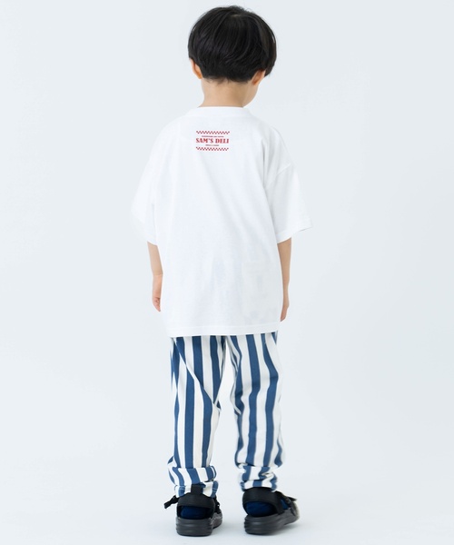 and D. petit main(アンドディープティマイン)の「のびっとカットツイルアソートテーパードパンツ(スウェットパンツ・キッズ・ブラック/ベージュ/アイボリー/ブルー・140cm/130cm/120cm/100cm/110cm/90cm)」の12枚目の写真