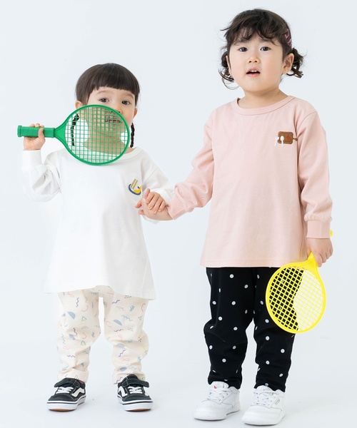 and D. petit main(アンドディープティマイン)の「のびっとカットツイルアソートテーパードパンツ(スウェットパンツ・キッズ・ブラック/ベージュ/アイボリー/ブルー・140cm/130cm/120cm/100cm/110cm/90cm)」の15枚目の写真