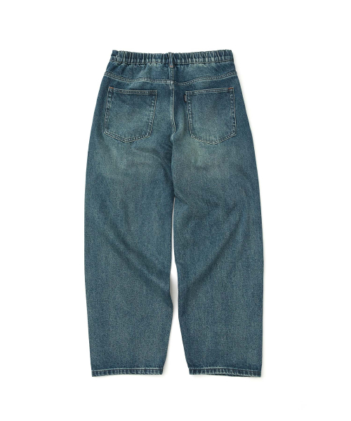 WMC(ダブリューエムシー)の「ハーフバンディングデニムパンツ_BLUE(デニムパンツ・メンズ・ブルー・34/32(L)/30(M))」の3枚目の写真