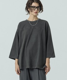 【SLICK/スリック】Pigment Dye Football T-Shirt/ピグメントダイ フットボールTシャツ
