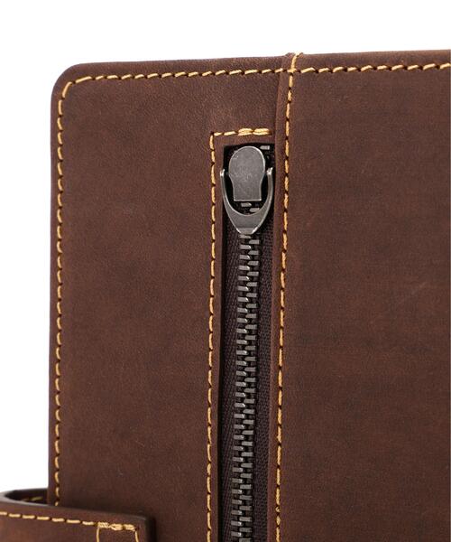 AVIREX（アヴィレックス）の「OILED COW NOTEBOOK COVER / オイルド カウ テチョウカバー / AVIREX / アヴィレックス（その他小物・メンズ・ブラウン・F）」の18枚目の写真