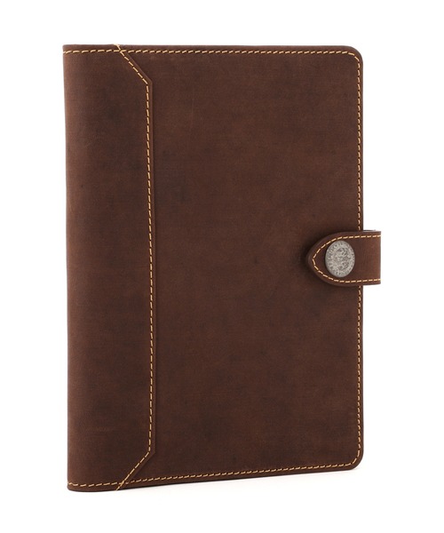 AVIREX（アヴィレックス）の「OILED COW NOTEBOOK COVER / オイルド カウ テチョウカバー / AVIREX / アヴィレックス（その他小物・メンズ・ブラウン・F）」の4枚目の写真