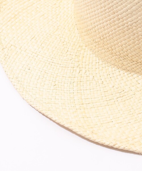KIJIMA TAKAYUKI（キジマ　タカユキ）の「KIJIMA TAKAYUKI ファインラフィアハット（ハット・レディース・ホワイト・1）」の5枚目の写真