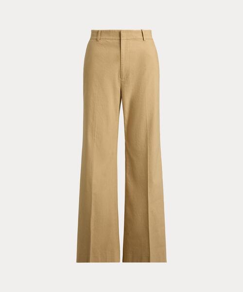 POLO RALPH LAUREN(ポロ ラルフ ローレン)の「ストレッチ コットンリネン Beaton パンツ(その他パンツ・レディース・ブラウン系5・0/6/4/2)」の3枚目の写真