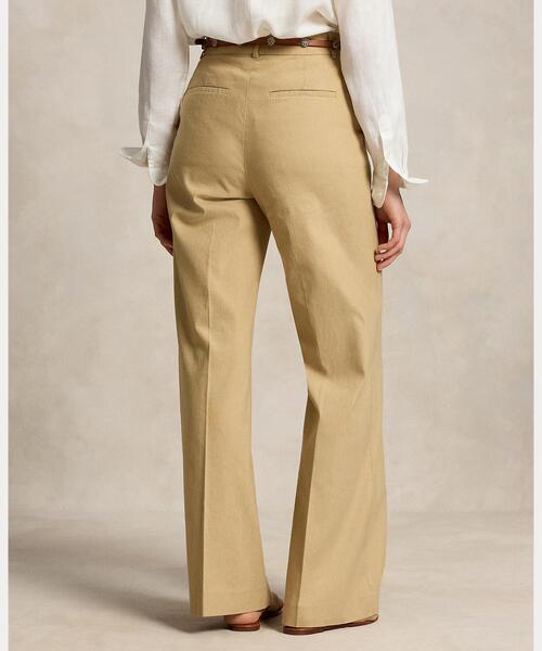 POLO RALPH LAUREN(ポロ ラルフ ローレン)の「ストレッチ コットンリネン Beaton パンツ(その他パンツ・レディース・ブラウン系5・0/6/4/2)」の5枚目の写真