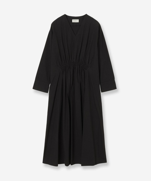 R-ISM(リズム)の「【洗える】コットンタンブラーワンピース(ワンピース・レディース・ベージュ/ブラック・4)」の2枚目の写真