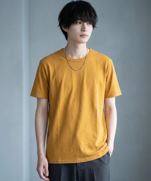 JUNG MAVEN(ユングメイヴン)の「【T18】【JUNGMAVEN/ユングメイブン】BASIC TEE(Tシャツ/カットソー・メンズ・ブルー/オレンジ/ゴールド/グリーン・LARGE/X-LARGE/MEDIUM)」の1枚目の写真