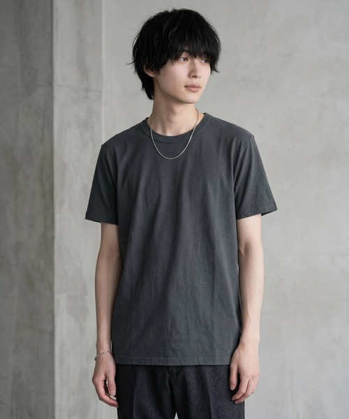JUNG MAVEN(ユングメイヴン)の「【T18】【JUNGMAVEN/ユングメイブン】BASIC TEE(Tシャツ/カットソー・メンズ・ブルー/オレンジ/ゴールド/グリーン・LARGE/X-LARGE/MEDIUM)」の2枚目の写真