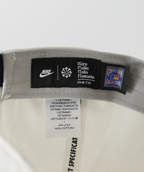 JOURNAL STANDARD relume(ジャーナルスタンダード レリューム)の「NIKE COOPERSTOWN CLUB UNSTRUCTURED ORGANIC COTTON CAP(ハット・メンズ・オートミール/ストーン/アイボリー・MEDIUM)」の5枚目の写真