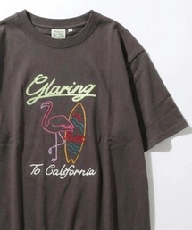 POWER TO THE PEOPLE（パワートゥーザピープル）の「2026SS POWER TO THE PEOPLE パワートゥザピープル フロント バック刺繍 リンガー 半袖Tシャツ レディース メンズ（Tシャツ/カットソー）」