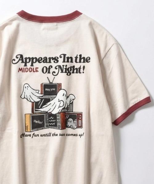 POWER TO THE PEOPLE（パワートゥーザピープル）の「2026SS POWER TO THE PEOPLE/パワートゥザピープル フロント/バック刺繍 リンガー 半袖Tシャツ レディース メンズ（Tシャツ/カットソー・メンズ・ホワイト系その他6/ホワイト系その他/ホワイト/チャコール/ブラウン/ホワイト系その他3/ホワイト系その他5/ブラック/グレー系その他/ブラック系その他/ホワイト系その他4/ホワイト系その他2/グレー系その他2/ホワイト系その他7/ブラック系その他2・L/M/LL）」の3枚目の写真