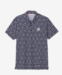 and per se（アンパスィ）の「COOL is COOL プリンテッド半袖ボタンダウンシャツ（メンズ）（シャツ/ブラウス）」