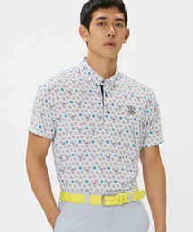 and per se（アンパスィ）の「COOL is COOL プリンテッド半袖ボタンダウンシャツ（メンズ）（シャツ/ブラウス）」