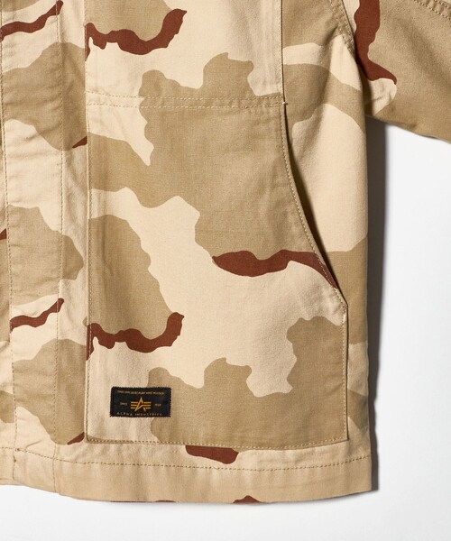 Alpha Industries（アルファインダストリーズ）の「＜ALPHA INDUSTRIES＞ CAMO COAT/アウター（ミリタリージャケット・メンズ・ベージュ・XL/L）」の5枚目の写真