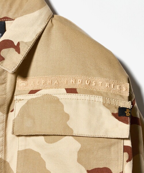 Alpha Industries（アルファインダストリーズ）の「＜ALPHA INDUSTRIES＞ CAMO COAT/アウター（ミリタリージャケット・メンズ・ベージュ・XL/L）」の6枚目の写真