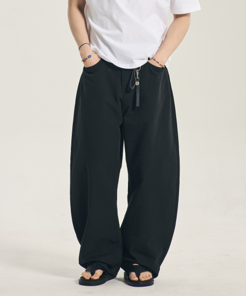REFLYPERKY(リフライパーキー)の「RE8407 サーファーブ カーブドパンツ (ブラック)(その他パンツ・メンズ・その他・SMALL/L(32)/M(30)/XL(34))」の1枚目の写真