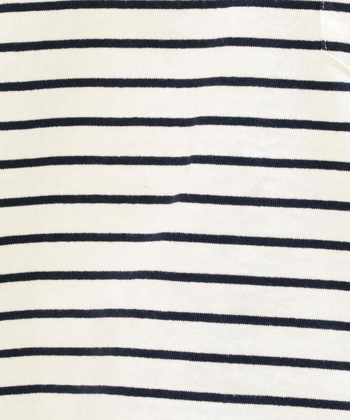 green label relaxing（グリーンレーベルリラクシング）の「※※※CF ヘヴィウェイト 7SL Tシャツ◆（Tシャツ/カットソー・レディース・オフホワイト/ホワイト×ネイビー/ダークグリーン/ネイビー・FREE）」の18枚目の写真