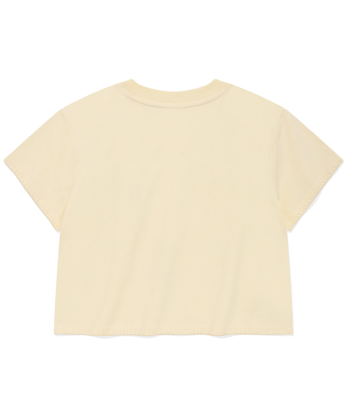 COVERNAT WOMAN(カバーナットウーマン)の「ウィメンズクロップオーバーサイズコサージュTシャツクリーム(Tシャツ/カットソー・レディース・その他・WM/WS)」の3枚目の写真