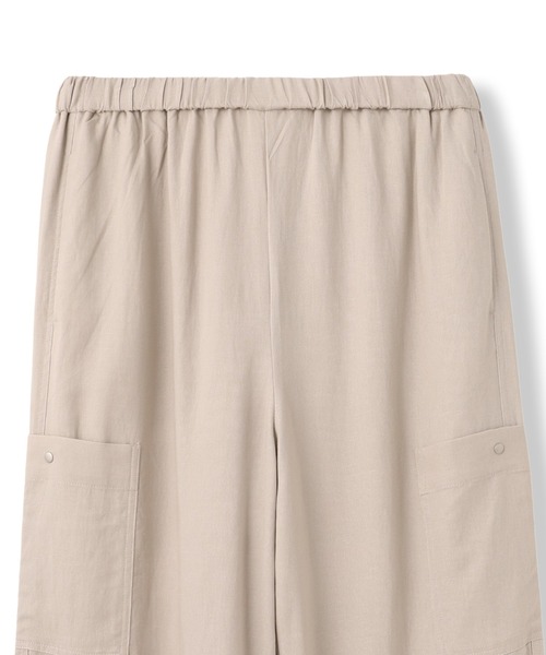 Droite lautreamont（ドロワットロートレアモン）の「シルキーリネンパンツ（その他パンツ・レディース・ベージュ/チャコールグレー・S/M）」の22枚目の写真