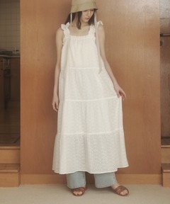 petit flower sheer switchワンピース（ワンピース）｜merry jenny