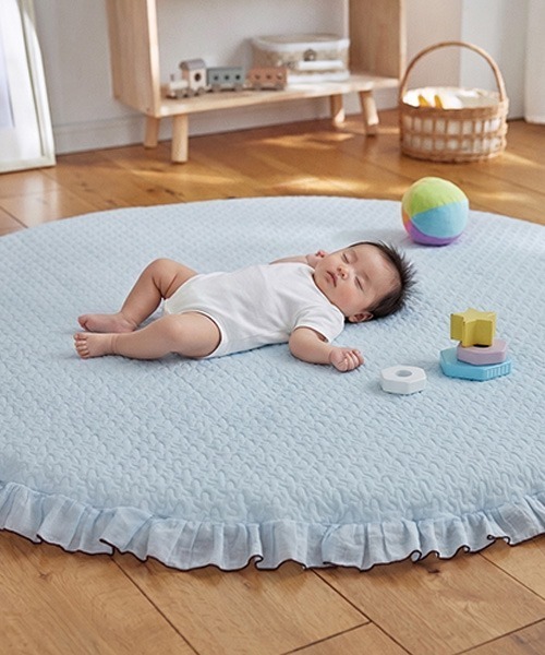 【参考商品】ドール用 サニーマット クッション セット サニーマット|110cm｜デザインイブル フリル付き(furry doudou