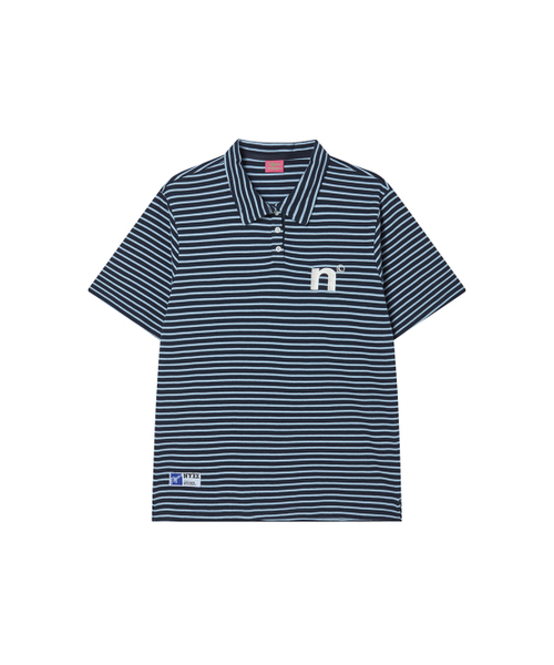 NYXX（エヌワイエックスエックス）の「OVERSIZED WING POLO SHIRT BLUE（ポロシャツ・レディース・その他・FREE）」の2枚目の写真
