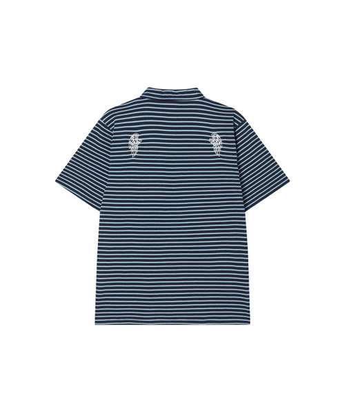 NYXX（エヌワイエックスエックス）の「OVERSIZED WING POLO SHIRT BLUE（ポロシャツ・レディース・その他・FREE）」の3枚目の写真