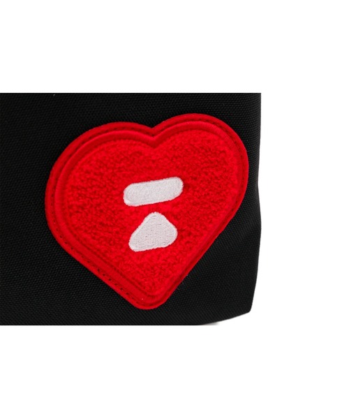 APEE BY A BATHING APE（エイピーバイアベイシングエイプ）の「HEART BADGE BACKPACK（バックパック/リュック・レディース・ブルー/レッド/ブラック・FREE）」の7枚目の写真