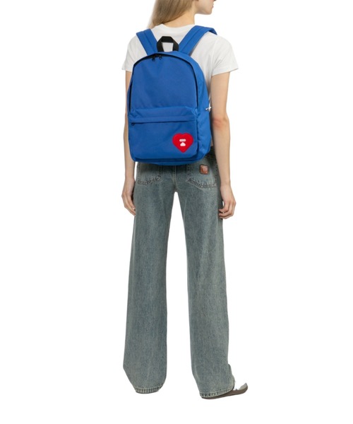 APEE BY A BATHING APE（エイピーバイアベイシングエイプ）の「HEART BADGE BACKPACK（バックパック/リュック・レディース・ブルー/レッド/ブラック・FREE）」の17枚目の写真