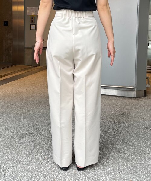CAPRICIEUX LE'MAGE(カプリシューレマージュ)の「ワイドベルト1タックパンツ(その他パンツ・レディース・グレー/ホワイト系その他/ブラック・36/38/PS)」の16枚目の写真