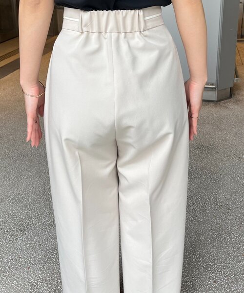CAPRICIEUX LE'MAGE(カプリシューレマージュ)の「ワイドベルト1タックパンツ(その他パンツ・レディース・グレー/ホワイト系その他/ブラック・36/38/PS)」の18枚目の写真