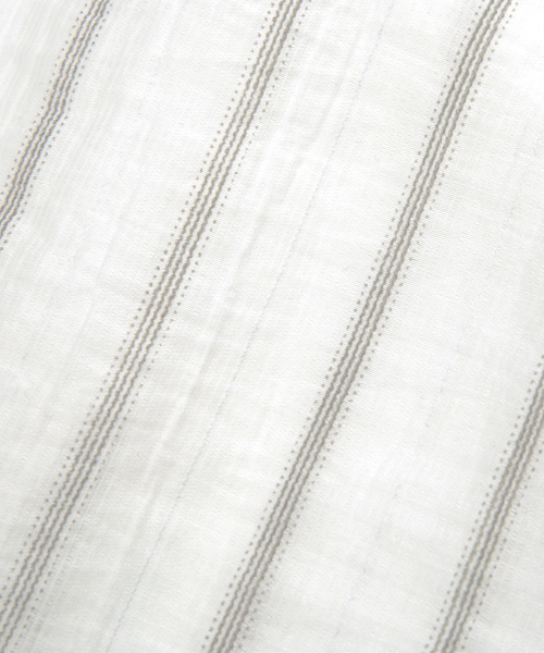 KIJIKO(キジコ)の「ke207. Frill Stripe Shirring Blouse Ivory(シャツ/ブラウス・レディース・アイボリー・FREE)」の9枚目の写真