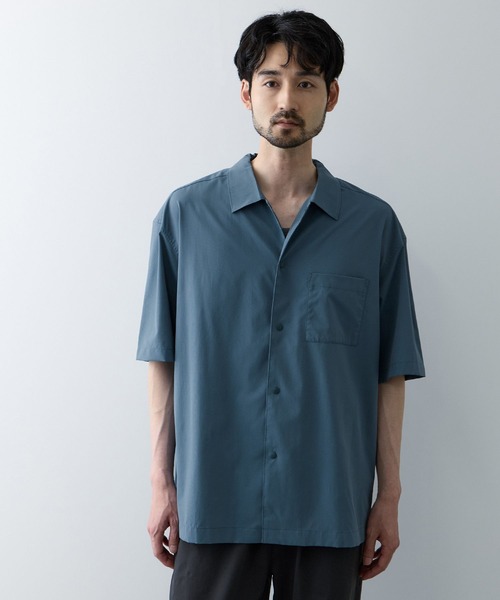 Mac-House(マックハウス)の「【REALSTANDARD/リアルスタンダード】 マイラク ベーシックエアーシャツ(シャツ/ブラウス・メンズ・チャコールグレー/ブルー/ネイビー/ブラック/グレイッシュベージュ・L/S/M/XL)」の6枚目の写真