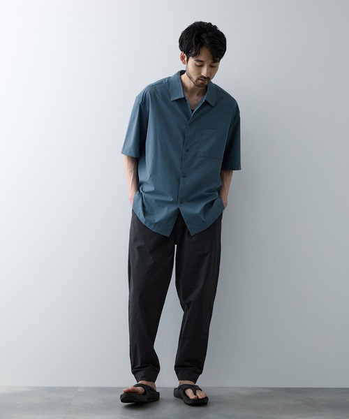 Mac-House(マックハウス)の「【REALSTANDARD/リアルスタンダード】 マイラク ベーシックエアーシャツ(シャツ/ブラウス・メンズ・チャコールグレー/ブルー/ネイビー/ブラック/グレイッシュベージュ・L/S/M/XL)」の10枚目の写真