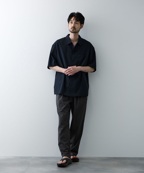 Mac-House(マックハウス)の「【REALSTANDARD/リアルスタンダード】 マイラク ベーシックエアーシャツ(シャツ/ブラウス・メンズ・チャコールグレー/ブルー/ネイビー/ブラック/グレイッシュベージュ・L/S/M/XL)」の17枚目の写真