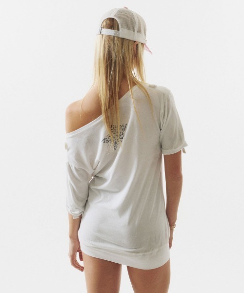 SCULPTOR(スカルプター)の「Broken Girls Roll Up Tee(Tシャツ/カットソー・レディース・ホワイト/ダークパープル/ベージュ/カーキ・SMALL/MEDIUM/LARGE)」の10枚目の写真