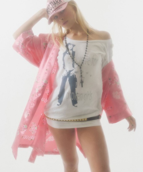 SCULPTOR(スカルプター)の「Broken Girls Roll Up Tee(Tシャツ/カットソー・レディース・ホワイト/ダークパープル/ベージュ/カーキ・SMALL/MEDIUM/LARGE)」の11枚目の写真