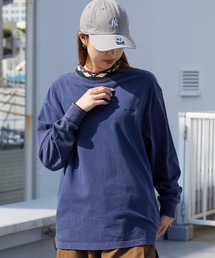 Maui & Sons / マウイアンドサンズ SPRIT WEAVE LS CREW ネイティブ柄 クルーネック 襟デザイン 首元デザイン 柄リブ 長袖Tシャツ 秋 秋服 2026年秋冬