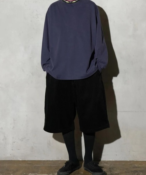 MAUI and Sons（マウイアンドサンズ）の「Maui & Sons / マウイアンドサンズ SPRIT WEAVE LS CREW ネイティブ柄 クルーネック 襟デザイン 首元デザイン 柄リブ 長袖Tシャツ 秋 秋服 2026年秋冬（Tシャツ/カットソー・メンズ・ブラック/ネイビー/ターコイズブルー/オレンジ・S/M/L）」の8枚目の写真