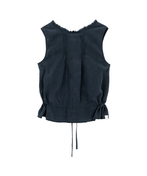 A BATHING APE（アベイシングエイプ）の「HEART BADGE WOVEN GARMENT DYE TANK TOP（タンクトップ・レディース・ネイビー・SMALL/X-SMALL）」の2枚目の写真