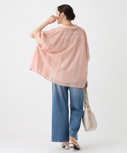 Elura(エルーラ)の「レース刺繍シャツ/882074(シャツ/ブラウス・レディース・ホワイト/ブラック/ピンク・FREE)」の12枚目の写真