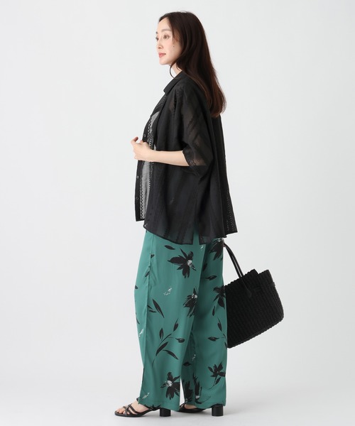Elura(エルーラ)の「レース刺繍シャツ/882074(シャツ/ブラウス・レディース・ホワイト/ブラック/ピンク・FREE)」の9枚目の写真