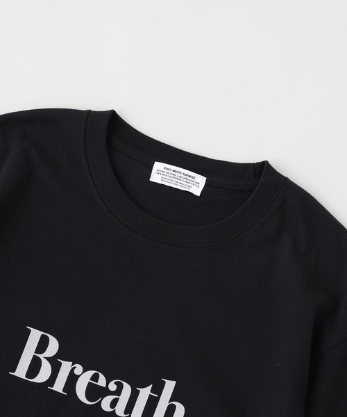POET MEETS DUBWISE（ポエットミーツダブワイズ）の「POET MEETS DUBWISE(ポエトミーツダブワイズ) BREATH T-shirt（Tシャツ/カットソー・メンズ・ブラック/ホワイト・X-LARGE/LARGE）」の4枚目の写真
